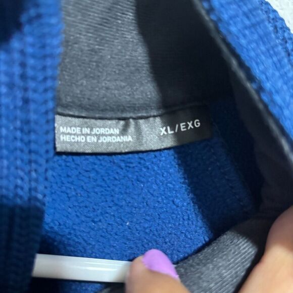 Spyder Men's Jacket Bandit Blue X-Large Half Zip Gait Knit Pullover Fleece - Picture 6 of 12